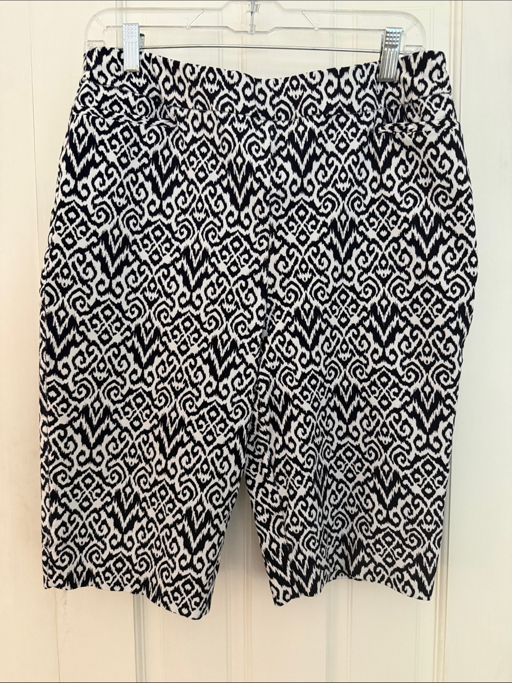 Black & White Patterned Women’s Shorts